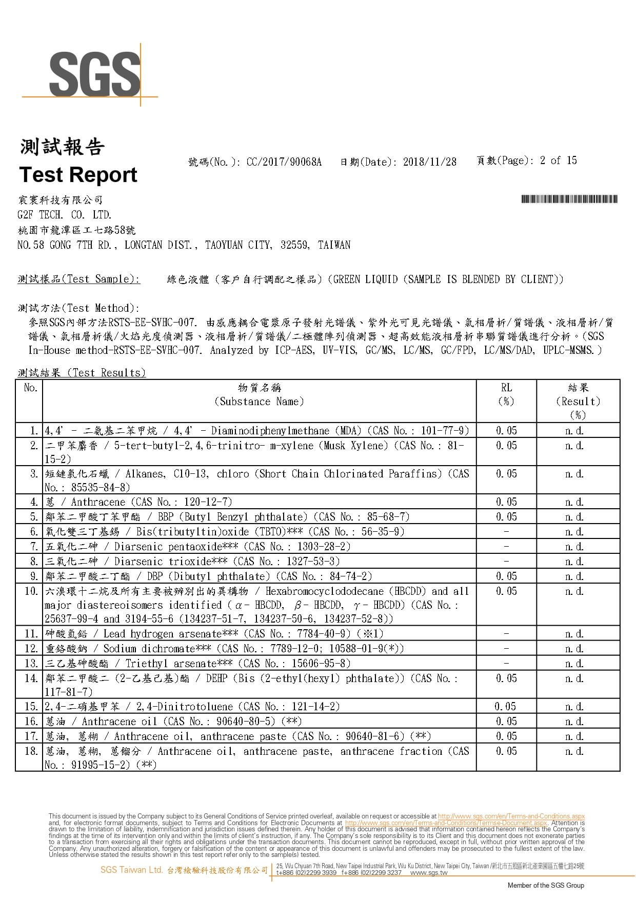 宸寰,SGS認證