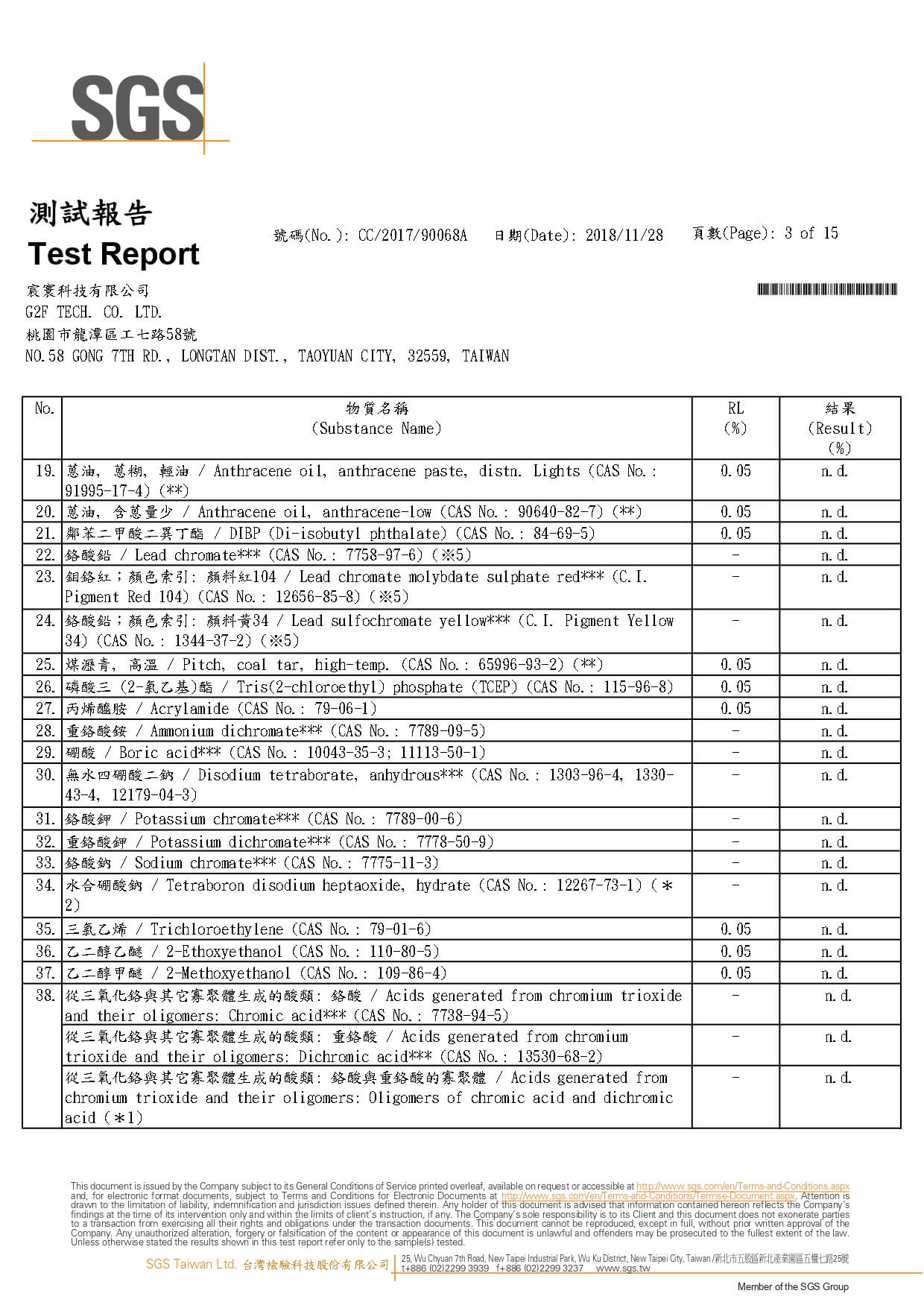 宸寰,SGS認證