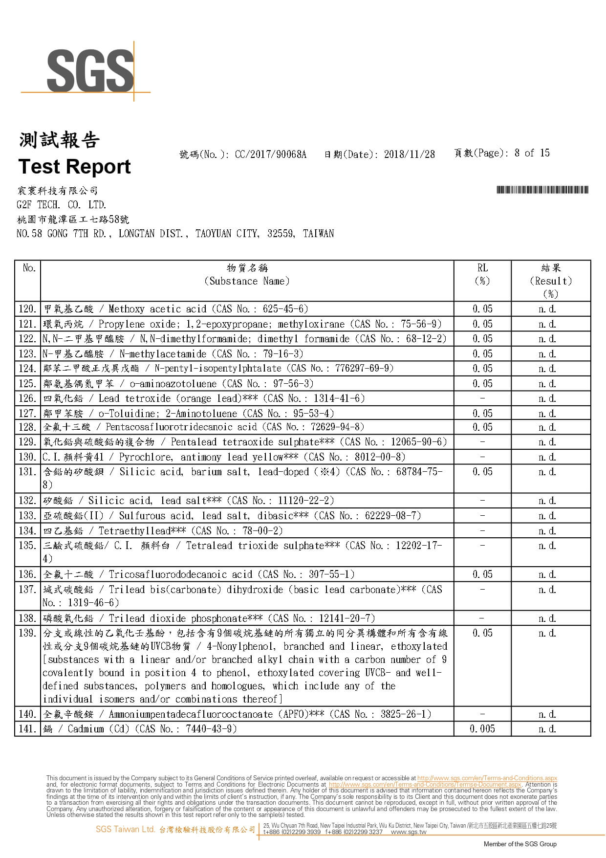 宸寰,SGS認證