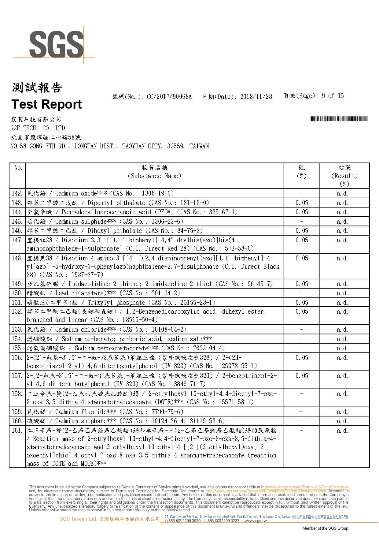 宸寰,SGS認證