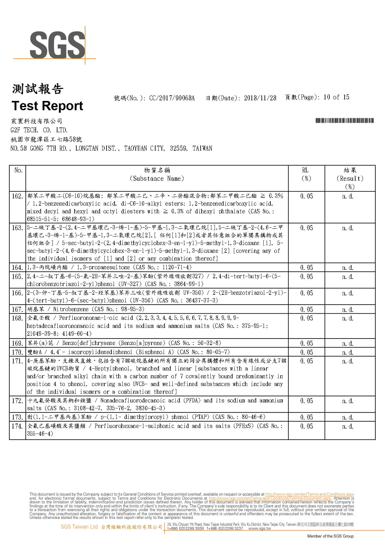 宸寰,SGS認證