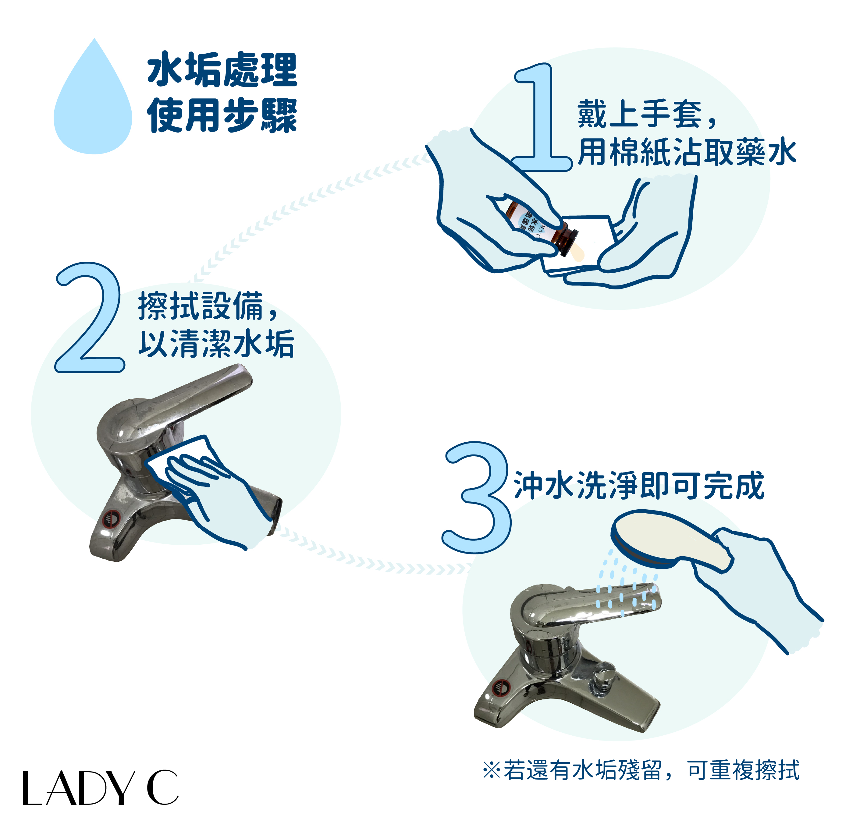 水垢,清潔,Lady C