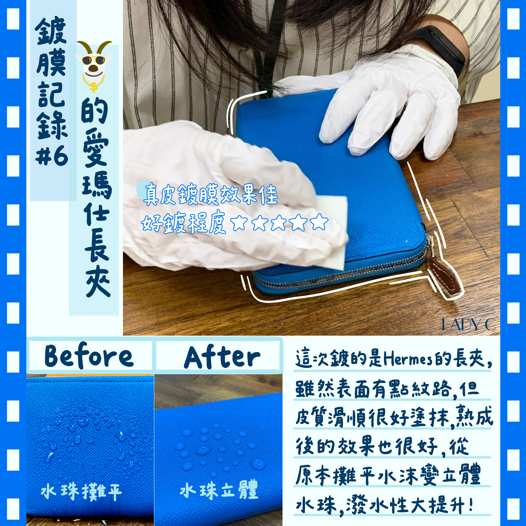 鍍膜記錄,皮革鍍膜,Hermes