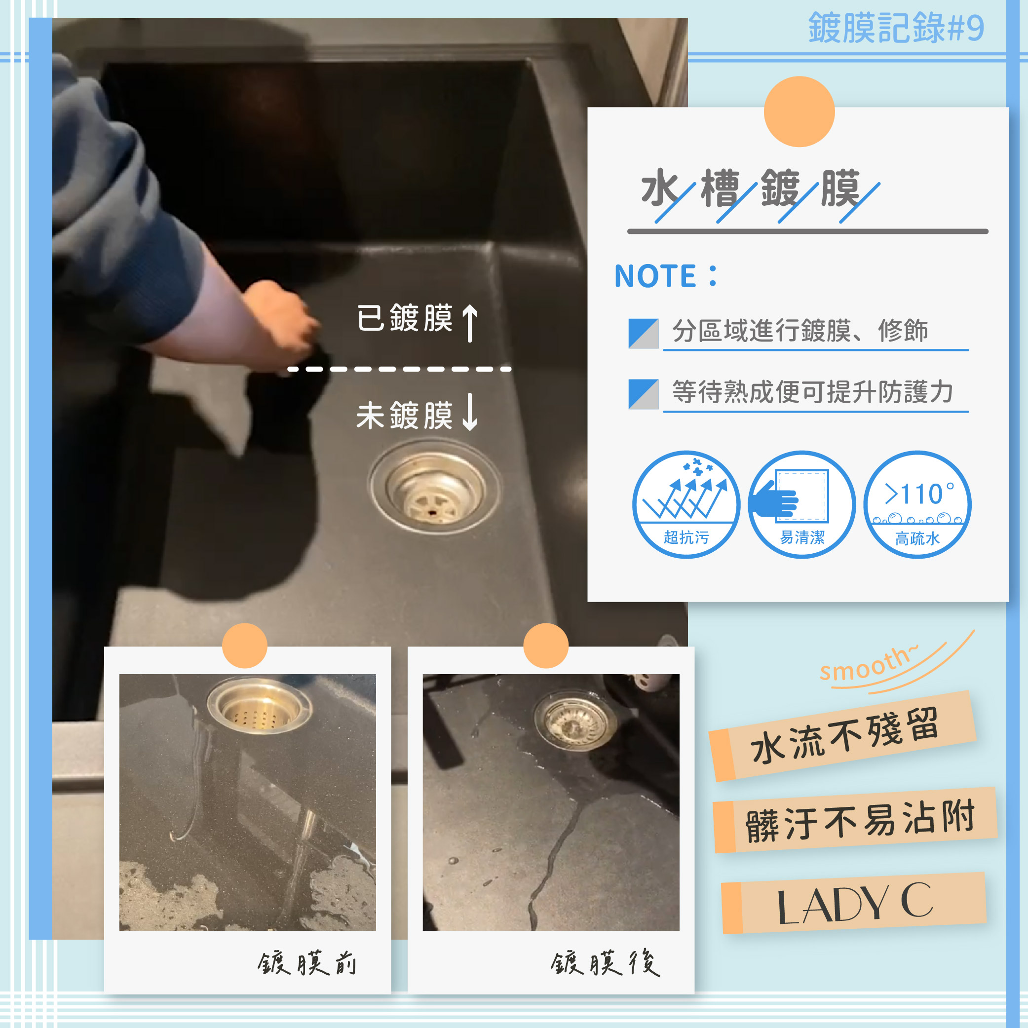 鍍膜記錄,水槽鍍膜
