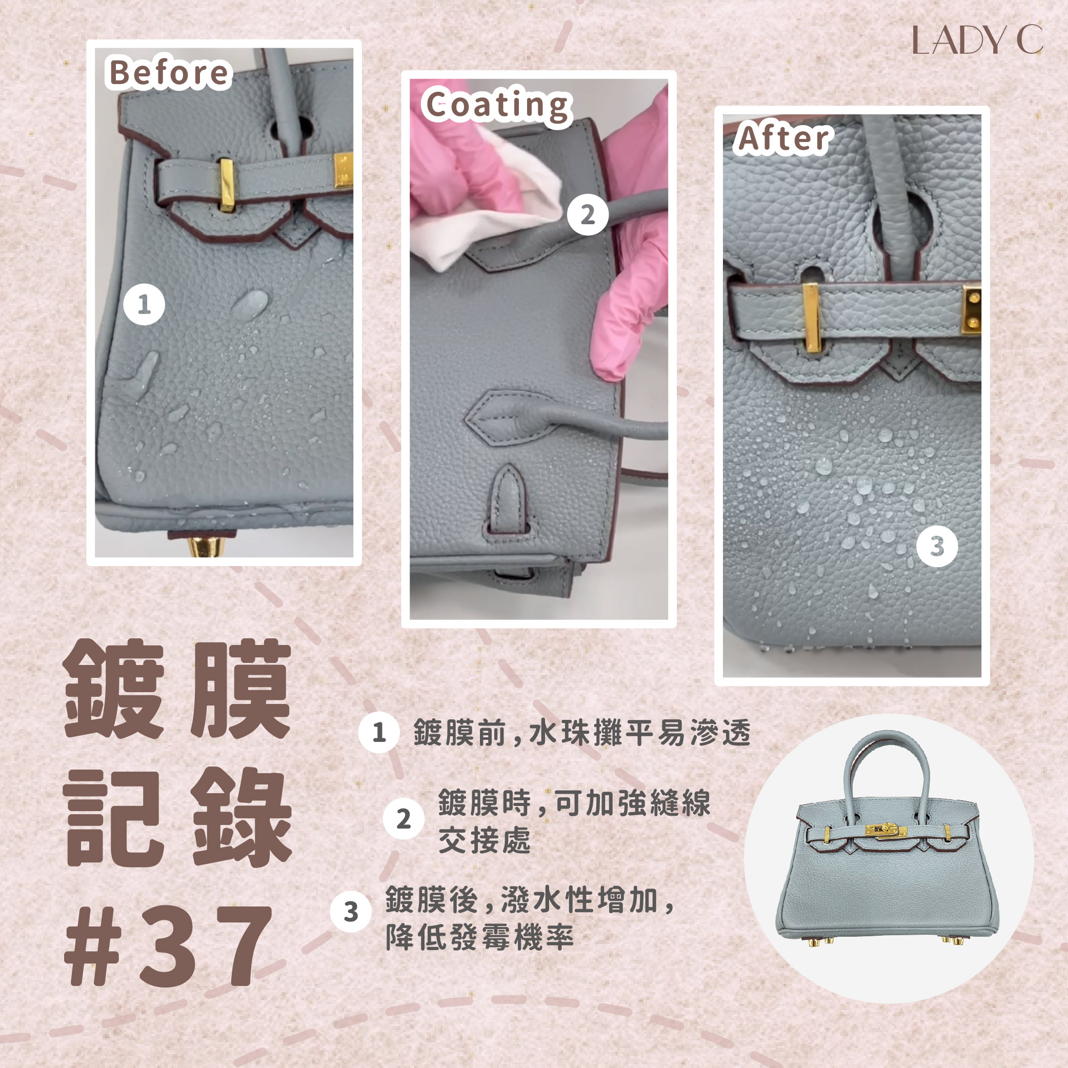 鍍膜記錄,皮革鍍膜