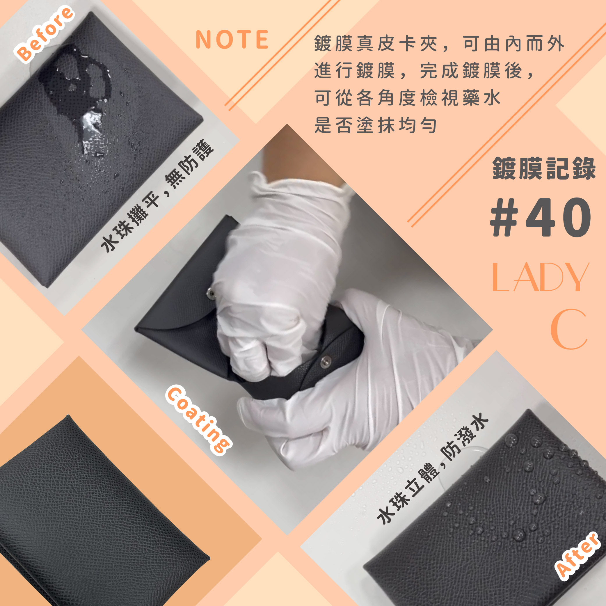 鍍膜記錄,皮革鍍膜