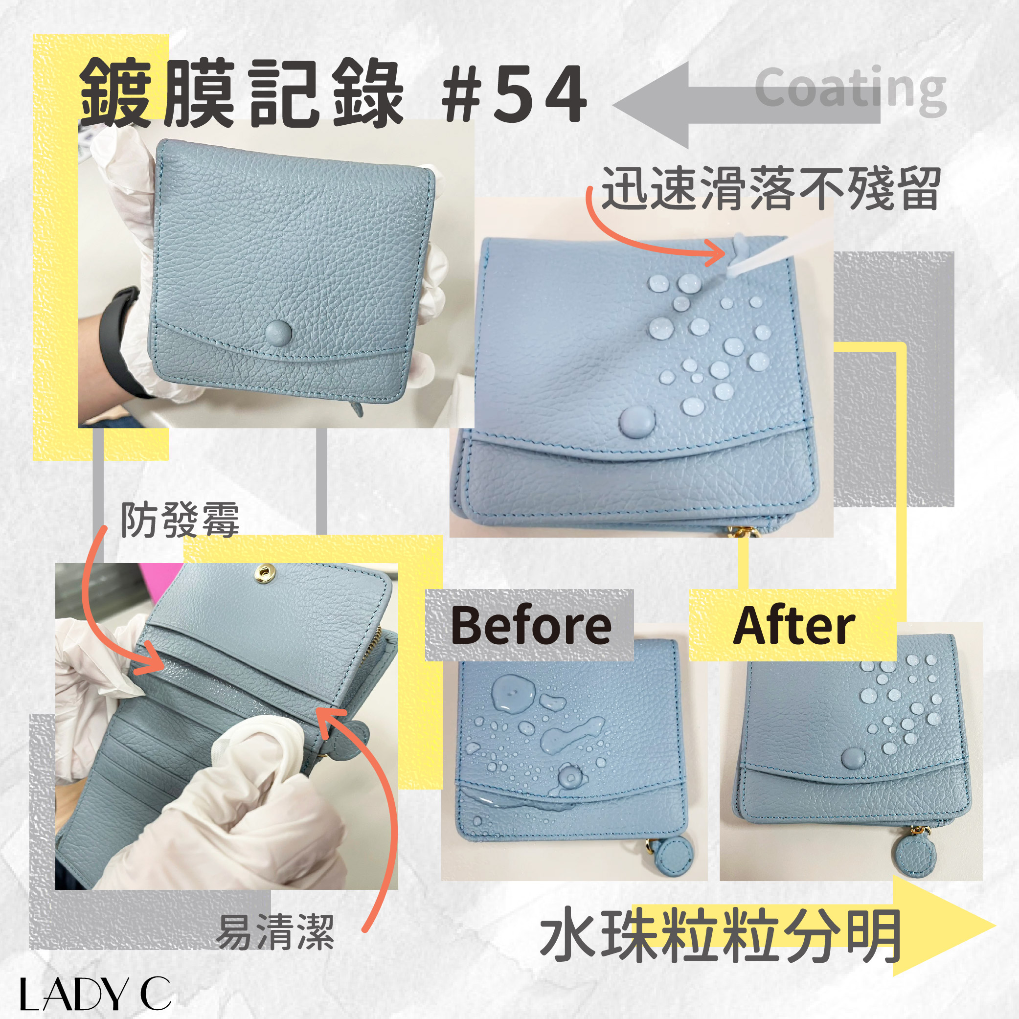LadyC,皮革鍍膜